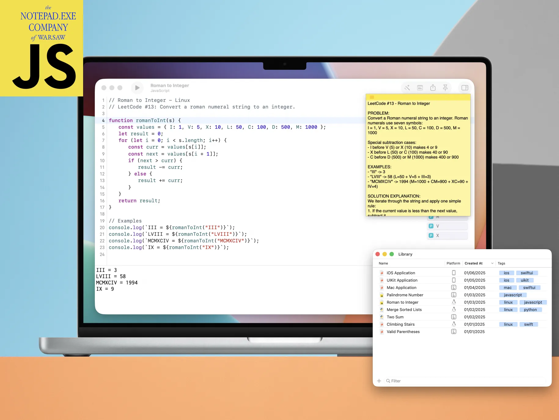 JavaScript support in Notepad.exe
